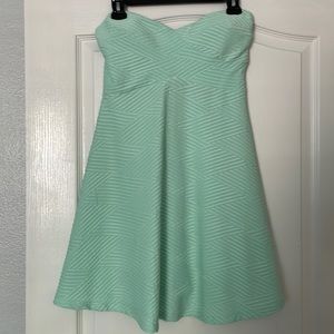 Charlotte Russe Mint Green strapless dress